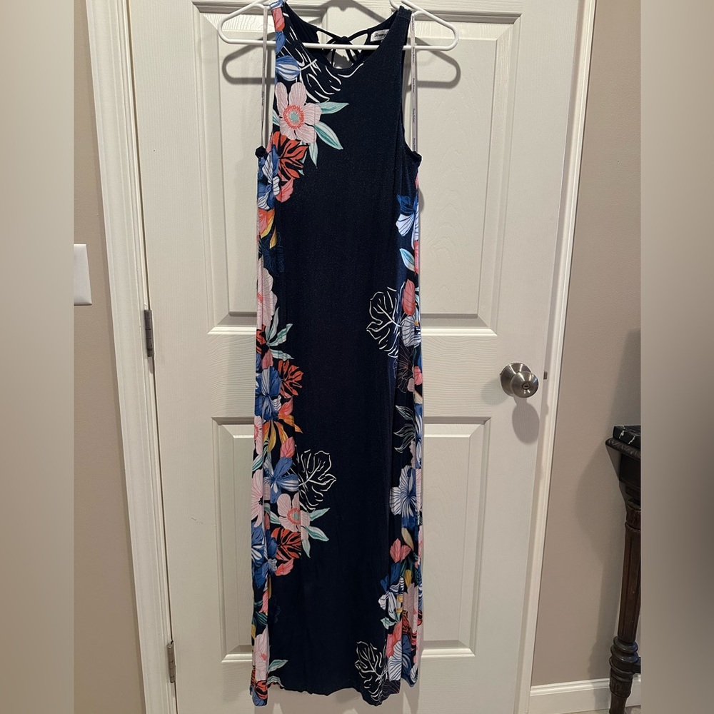 Tommy Bahama Navy Floral Maxi Dress